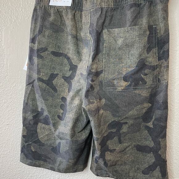 NWT Timberland Youth Camo Play Shorts W/ Drawstring Elastic Waist Size S (8) - Picture 4 of 8